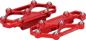 410-062 Arlen Ness Diamond Floorboards Passenger Red -