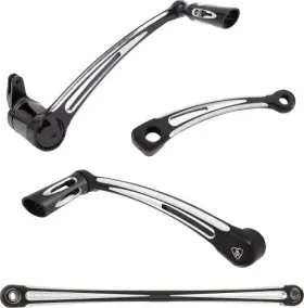 1623-0561 Arlen Ness 420-108 Foot Control Kit With Toe Shifter Black