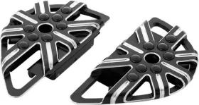 Eslgrrloe1 Arlen Ness An 10g Adj Passenger Floorboards Machined Pair Harley Road Glide Custom 15-24