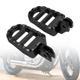 Fp-338-blk Artudatech Front Footrests Foot Peg Fit For Bonneville Bobber 2017-2023 Rocket 3r 2020-23
