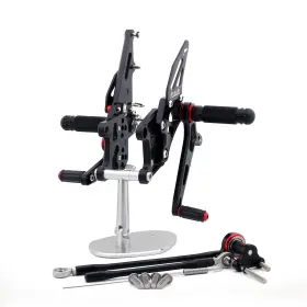 M528-b004-b Artudatech Rearset Rear Set Foot Pegs Fit For Honda Cbr600rr 2007-2008 Black New