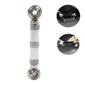 Astore 550753341337 Mid-control Shift Linkage Rod Cnc Chrome For Harley Dyna Fxd 1984-2017 Fat Bob