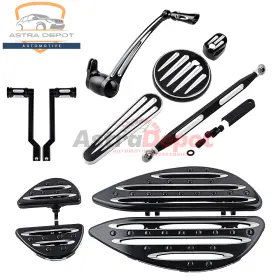 Astradepot 934664121873 Floorboards Brake Arm Shifter Levers Dash Insert For Harley Touring 14-16