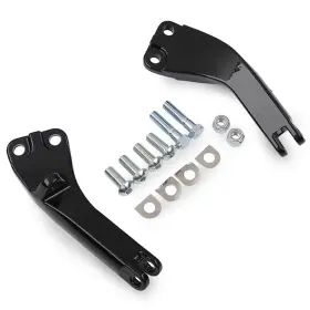 Astradepot 934668118367 2x Passenger Foot Pegs Mount Bracket For 06-17 Harley Dyna Wide Glide Street Bob