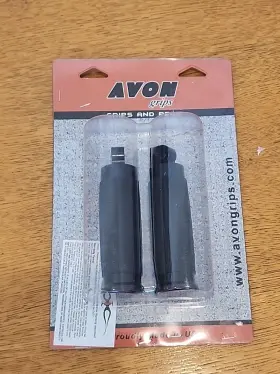 Fp-cc-86-ano Avon Grips Fpcc86ano - Footpegs Custom Contour Black