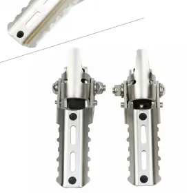 B-shiparts 550730108885 22mm-25mm Highway Foot Pegs For Bmw R1200gs 2013-2020 Tiger Explorer Clamps