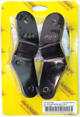 Ba-7004-00 Baron Passenger Floorboard Brackets - Black