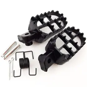Bcsmmcar 904584349589 Motorcycle Foot Pegs Footrest Pedals Wide Fat Footpegs Racing Dirt Bike Aluminum