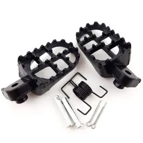 Bcsmmcar 904584351155 Motorcycle Foot Pegs Footrest Pedals Wide Fat Footpegs Racing Dirt Bike Aluminum