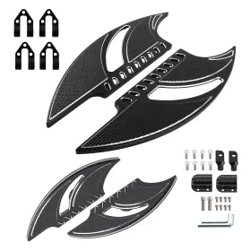 3epcyr Bfo Anti-slip Foot Peg Front&rear For Harley-davidson Style Dyna Fatbob