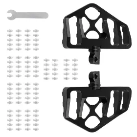 6j8zc4 Bfo Cnc Wide Fat Foot Pegs Mx Style Footpegs Fit For Harley Touring Sportster Dyna