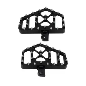 7ri3sf Bfo Mx Wide Fat Floorboards Anti-skid Foot Pegs For Harley Road Glide King Sportster