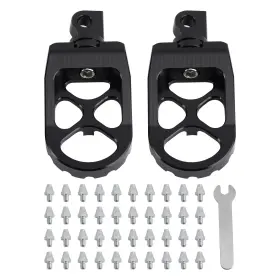 8ojphi Bfo 2xfoot Pegs 360 Roating Mx For Harley Dyna Sportster Fatboy 883 Black