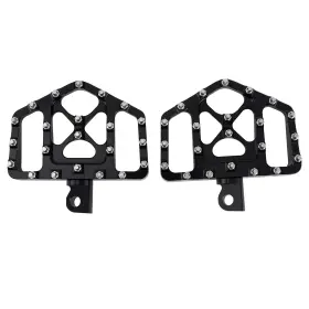Dl3g96 Bfo Wide Mx Style Foot Pegs Floorboards For H-d Harley Touring Road King Sportster