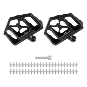 Dw1csv Bfo Foot Pegs Mx Style Floorboard Wide Fat For Harley Dyna Touring Sportster Fatboy