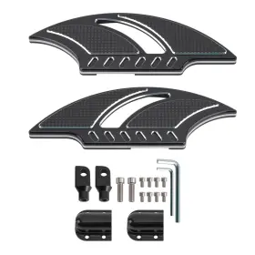 Ef0ctw Bfo Wide Motorcycle Foot Pegs For Harley Electra Glide Standard Flht/ultra Limited