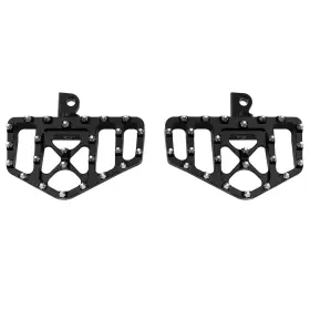 I2zela Bfo Mx Wide Fat Floorboards Anti-skid Foot Pegs For Harley Touring Road King