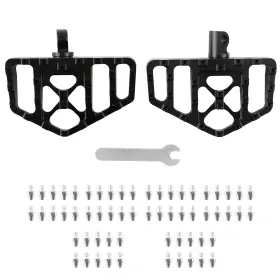 Jex84u Bfo 2pcs Wide Fat Foot Pegs Mx Style Floorboard For Harley Road Glide 1998-2022