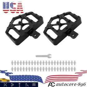 Ko6gjc Bfo 2xmx Style Wide Fat Foot Pegs Floorboard For Harley Dyna Touring Sportster