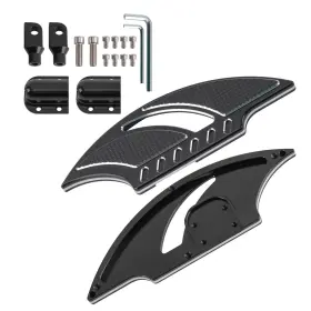 Qgrti2 Bfo Rear Passenger Floorboards Foot Pegs For Harley Cvo Classic Flhtcse 1986-up