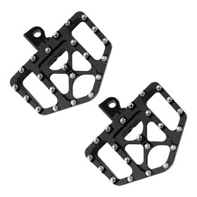 Stfa25 Bfo Mx Style Wide Fat Foot Pegs Floorboard For Harley Dyna Touring Aluminum