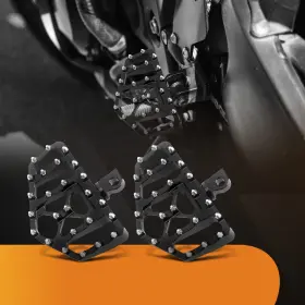 Txrj1g Bfo Wide Fat Foot Pegs Floorboards Mx Style For Harley Touring Sportster 883/softail