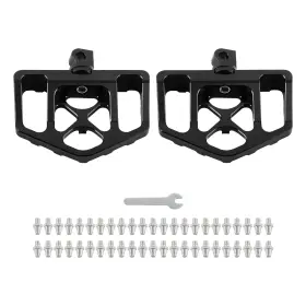 Bfo Zqaob6 Pair Mx Style Wide Fat Foot Pegs Floorboard For Harley Dyna Touring Road King