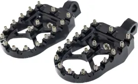 Bikers Choice 485214 Bmx Style Black Footpegs For Harley-davidson Male Mount