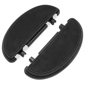 55370 Bikers Choice Half-moon Floorboard Kit - Black
