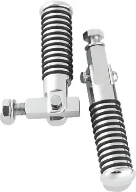Bikers Choice 887337171593 72-99 Big Twin And Xl Chrome Block Mount O Ring Footpeg Kit 1/2-20 T
