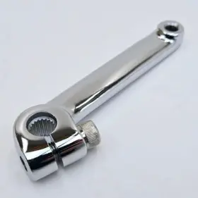 Bpd-70002 Billet Proof Designs Chrome Plated Steel Transmission Shifter Rod Lever For 1985-1996 Harley Big T
