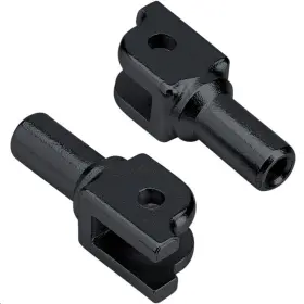 0107-1640-01 Biltwell Inc. Norman Footpeg Clevises - Black