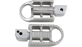 Biltwell Inc. 7002-302-04 Inc. Mushman Passenger Footpegs - Raw Polished