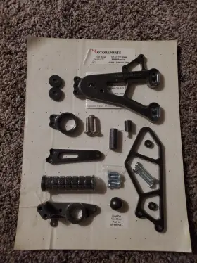 05-0750 Bmw Woodcraft Brake Side Rearset S1000rr 2010-2018
