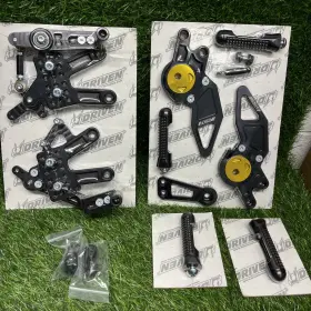 Drp-516 Bmw D Axis Rear Sets S 1000 Rr 2010-2011 Bk/gd Nos Z3