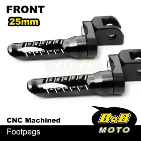 Bo-fpa05925mmbkp03bkaipn002bf Bob Moto 25mm Extend Front Foot Pegs Black For Triumph Sprint St 11 12 13 Bo-fpa05925mmbkp03bkaipn002bf Bob Moto 25mm Extend Front Foot Pegs Black For Triumph Sprint St 11 12 13