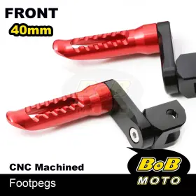 Bo-fpa24040mmbkp03rd2001d001f Bob Moto 40mm Lower Rider Footpegs Red For Monster 1200 /s 14 15 16 17 18 19 20 Bo-fpa24040mmbkp03rd2001d001f Bob Moto 40mm Lower Rider Footpegs Red For Monster 1200 /s 14 15 16 17 18 19 20