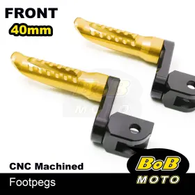 Bo-fpa33040mmbkp03gd2001d013f Bob Moto 40mm Lower Rider Footpegs Gold For Kawasaki Z1000 14 15 16 17 Bo-fpa33040mmbkp03gd2001d013f Bob Moto 40mm Lower Rider Footpegs Gold For Kawasaki Z1000 14 15 16 17