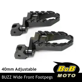 Bo-pfpfg8339mmbkp04bk2001d002 Bob Moto Buzz 40mm Lower Black Front Wide Footpegs For Triumph Sprint St 05-13 12 11 10 Bo-pfpfg8339mmbkp04bk2001d002 Bob Moto Buzz 40mm Lower Black Front Wide Footpegs For Triumph Sprint St 05-13 12 11 10