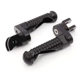 Bo-fg25b25mmbkmprobk3001g003 Bobmoto Black Mpro Front Foot Pegs 25mm Riser For Ducati Scrambler 1100 Pro 20-23 22 21