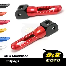 Clcrfpfg44bkp03xxxcc001 Bobmoto Cnc Bob Front Footpegs Pedal For Kawasaki Ninja 300r 250r Z125 Z250 Z300