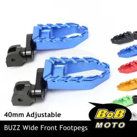 Clcrfpfg6240mmbkp04xxxcc001 Bobmoto Buzz Rider Foot Pegs 40mm Extend For Suzuki Gsf 1250 650 Gsr 600 750 Gsx1250fa