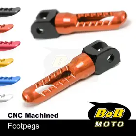 Clcrfpfg69bkp03xxxcc002 Bobmoto Cnc Bob Front Footpegs Pedal For Suzuki Gsx 1100 Katana 19-20