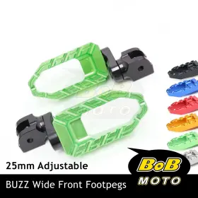 Clcrfpfg9524mmbkp04xxxcc001 Bobmoto Buzz Rider Foot Pegs 25mm Extend For Yamaha Mt-07 Fz07 2022 Mt-09 Tracer 900 Gt