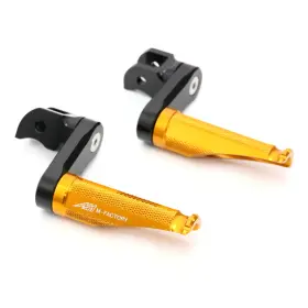 Fpfg3840mmbkmfpgdaipn005 Bobmoto Shinobi 1.5 Inch Lower Front Foot Pegs Gold For Honda Cbr650r 19-24 23 22 21 20