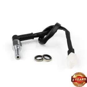 Bll-001-1 Bruce&shark Single Rearset Hydraulic Brake Pressure Light Switch Cable Banjo Bolt M10 Tc