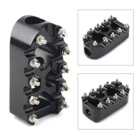 Bstore 550730397715 Universal Black Anti-skid Gear Brake Shift Peg Pedals Mx Style For Harley Us