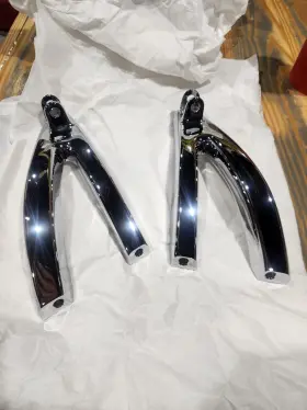 51029-03y Buell Nos Harley Davidson Polished Chrome-plated Passenger Foot Peg Bracket