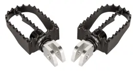 B13-1007b Burly Mx Style M8 Rider Footpegs Black -