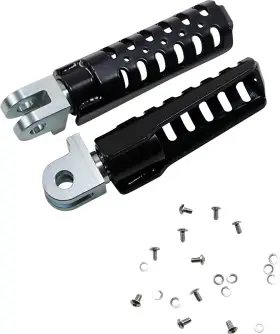 B13-1013b Burly Razorback Black Driver Footpegs B13-1013b Burly Razorback Black Driver Footpegs